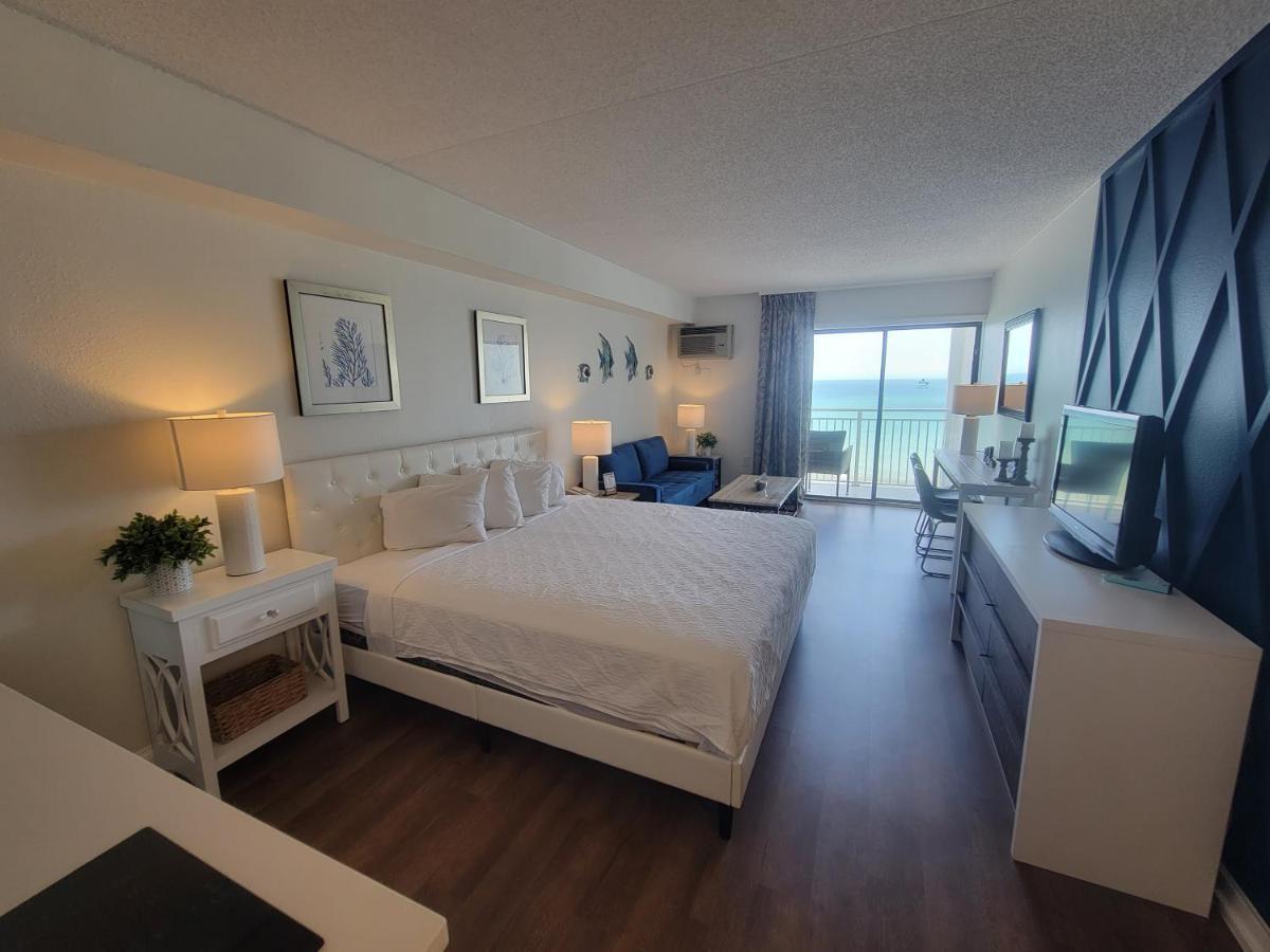 Beautifully Updated Ocean Front King Suite! Sea Mist Resort 20806 - Perfect For 2-4 Guests! شاطئ ميرتل المظهر الخارجي الصورة